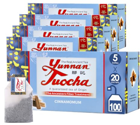 Yunnan Tuocha Zouji - Thé Tuocha Cannelle - Relaxant - 100 Sachets 200g