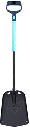 BORDSTRACT 31X8.6inch Folding Survival Shovel Aluminium Alloy Protable Scoop Shovel for Camping Hiking Gardening Off Road Beach Digging Dirt Snow Sand Mud