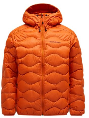 Peak Performance Herren Helium Down Hoodie Jacke, gold flame, S