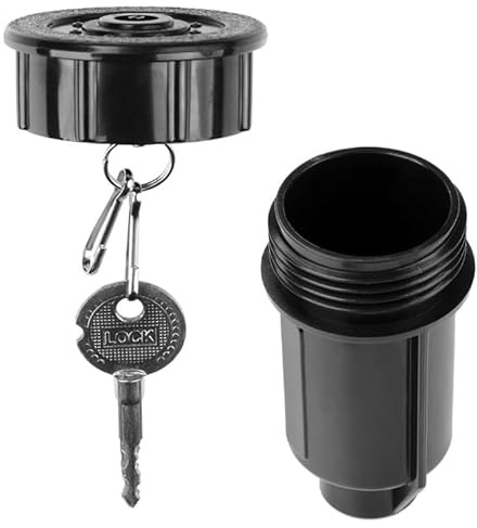 Sprinkler Head Hide a Key Holder for Outside Realistic Outdoor Key Hider & Cash Hidden Box, Waterproof Hidden Safe for Garden, Yard, Emergency Spare Key Storage