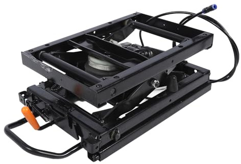 Xiuganpo Kit de Suspension de Siège Universel avec Rail Coulissant de Siège, Siège à Suspension Pneumatique à Absorption des Chocs, Remplacement du Siège de Tondeuse à Gazon pour Camion,