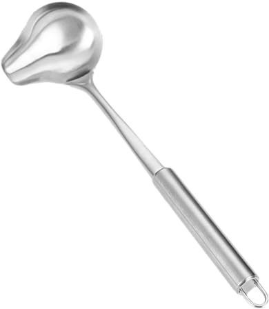 OFFSCH Louche à Sauce Acier Inoxydable Avec Bec Verseur Pratique, Petite Louche Multifonctionnelle Pour Servir Sauces Et Assaisonnements, Compatible Lave-vaisselle, Ustensile Cuisine De Précision