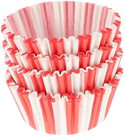 TOPPERFUN 100 Moules à Muffins Design Unique et Quantité Suffisante en Papier Colorés pour Cuisson, Résistants la Déformation pour Pâtisserie et Cupcakes