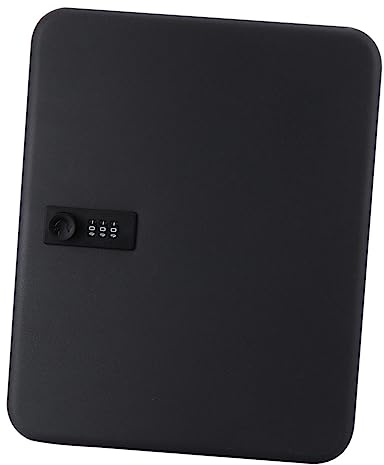 Hemobllo Boîte à Clés Murale Emplacements Armoire De Sécurité pour Gestion Domestique Serrure à Combinaison Fixation Stable Rangement Compact