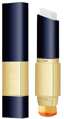 Foundation Stick | 2-in-1 White Foundation Stick With Pinsel-vollständige Abdeckung Matt_ Foundation Stick Feuchtigkeitsspezifisches Make-up für natürliche Finish Avieere