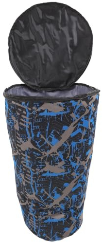 Afrikanische Trommeltasche 12 Zoll, Blaue Oxford Tasche mit Tarnmuster | Pvc, Atmungsaktiv und Strapazierfähig, Schützt Instrumente, Geschenk Zufällige Farbe