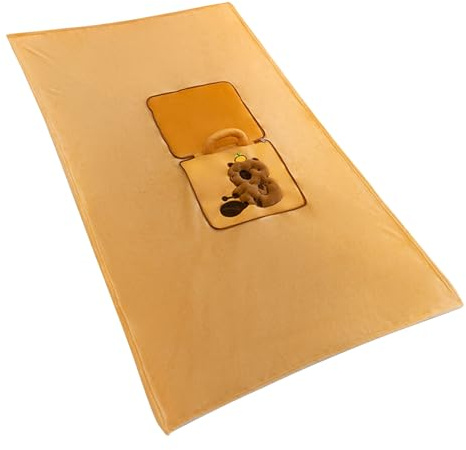 Manta Almohada | 2 en 1 Manta de Avión y Almohada de Viaje Divertida Capibara | Soporte Compacto para Cabeza y Colchoneta para Niños Adultos Bebés,Escuela Coche Dormitorio Viaje Negocios Acampa