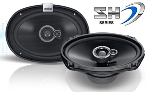 Clarion SH6934R - 3-Wege-MULTIAXIAL Lautsprecher, OVAL, 15CM x 23CM (6 x 9), Paar