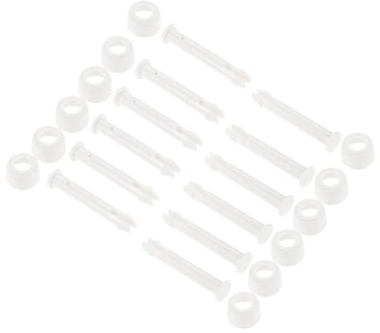 gohantee 12 Stück Kunststoff Pool Verbindungsstifte und Dichtungen (5,5cm), Pool Ersatzteile, Pool Joint Pins Pool Replacement Ersatzteile für Oberirdische Rechteckige und Runde Metallrahmen Pools