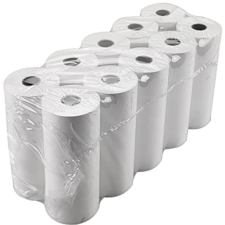 Netuno 10 x Thermorollen 110mmx13mmx20m Kassenrollen Thermopapier Bonrollen Additionsrollen Thermo-Bonrollen für Terminals Kassen-Drucker Bondrucker