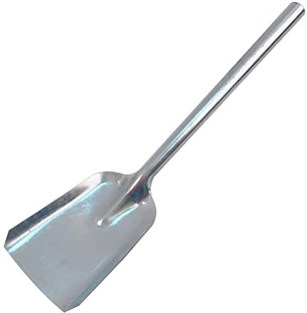 Cabilock Thickened Coal Shovel Long Handle Fireplace Shovel for Ash and Coal Scooping Lightweight Iron Stove Tool for Home Use