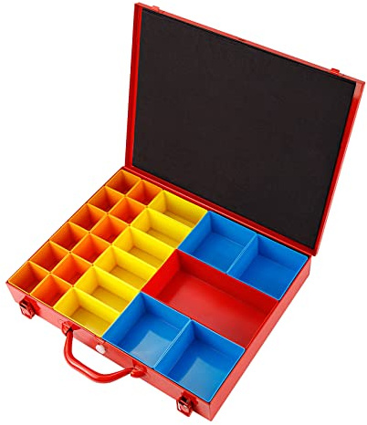 DEMA Universal-Sortimentskoffer US23 – Sortimentskasten, Kleinteilemagazin, Schraubenkoffer, Sortierbox, Kleinteile Organizer – Für Schrauben, Muttern, Werkstatt, Heimwerker