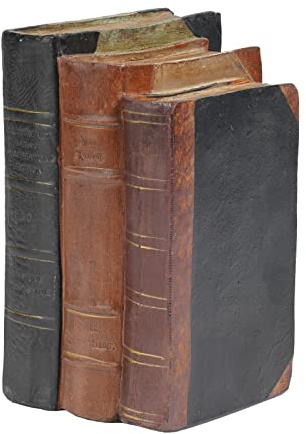 Guichifun Decorative Books Home Decor Clearance - Resin Retro Classical Fake Books Faux Books Decoration Fall Decor Gifts for Men Coffee Table Shelf Decor for Living Room Decor 5.5 * 4.5 * 7.5 Inch