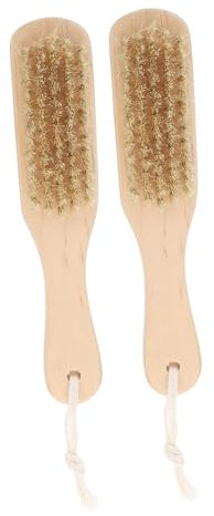 minkissy 2stücke Fußpflegebürsten Aus Effektive Fußreinigung Und Peeling Für Glatte Haut Mit Naturborsten Für Sanfte Entfernung Von Hornhaut Und Abgestorbenen Hautzellen Für Zuhause