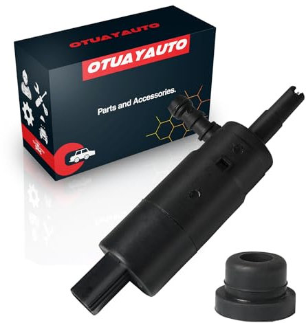 Waschwasserpumpe Kompatibel mit A3, A4, A5, A6, A7, Q5, Q7, RS4, S4, S5, S6, Eos, Jetta, Passat, Rabbit, Tiguan, Touareg, OTUAYAUTO Scheibenwaschpumpe, Wischwasserpumpe für Scheibenreinigung