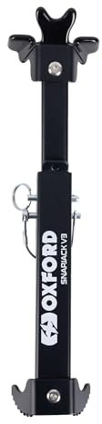 Oxford SnapJack V3 | Compact Portable Motorcycle Jack Secure Motorbike Maintenance Stand, Black