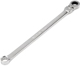 TEKTON 14 mm Long Fixed/Flex Head 12-Point Ratcheting Box End Wrench | WRB35414
