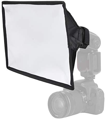 Flash Softbox, 20 x 30 cm Speedlite Softbox Diffusore, Diffusore Softbox Portatile Pieghevole, Fotocamera Speedlite Softbox per Fotocamera Flash Luce Luci Velocità
