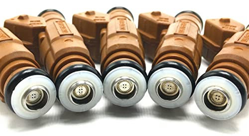 HACKBEPW Für VW VR6 Für Porsche 911 5 Stücke Auto Hochimpedanz Motor Injektor Düse Adapter Kraftstoff Common Rail Injektor Montage 0280155831 Einspritzdüsen