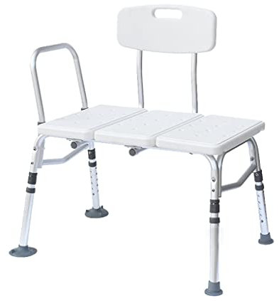 Tabouret de douche pliable à roulettes, siège élévateur de douche avec pieds antidérapants pour personnes âgées handicapées, banc de transfert robuste pour baignoire et douche, tabouret de s
