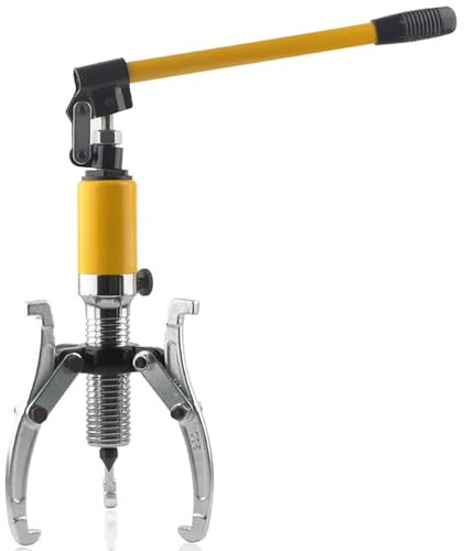 ZXDRYBHD Hydraulischer Lagerabzieher 5T–50T, Abzieher mit Geschmiedeten Armen und Handpumpe, Für Riemenscheiben, Wellen und Zahnräder, Für Industriereparaturen(50t)