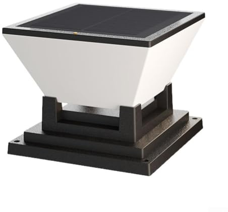 Solar Post Cap Solar Post Light IP65 Impermeable Jardín Valla Post Lámpara Para Postes (150mm)