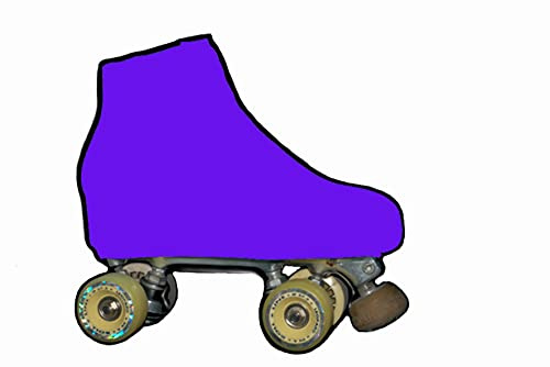 SILVYE - Fundas Cubre Patines para Patinaje ARTÍSTICO Gama Lila (Lila Violeta, Talla S)