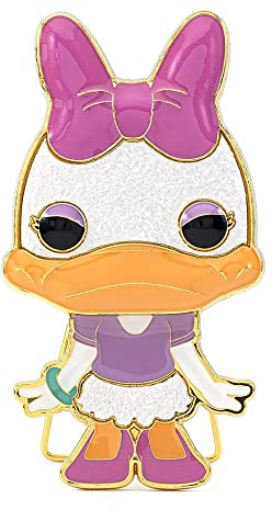 Funko - Pop Pin Disney Daisy 10 cm Bambole e figure d'azione, Multicolore (135816)