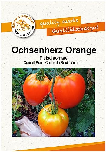 Tomatensamen Ochsenherz Orange Fleischtomate Portion