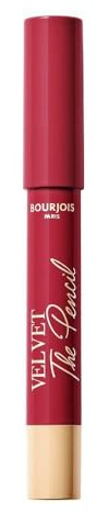 Bourjois, Velvet the Pencil, Rossetto Twistable Vellutato, Formula Transferproof, 08 Rouge Di-vin