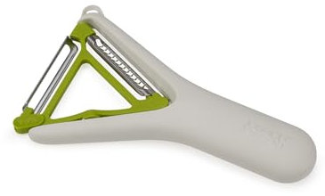 Joseph Joseph Switch 2-in-1 Potato Peeler, Straight and Julienne Stainless Steel Blades, Dishwasher Safe