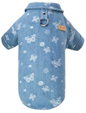 Hunde-Tshirt | Denim-Hundekleidung für kleine Hunde,Süße Hundekleidung, Bequeme Hundebekleidung, weiche Welpenkleidung für Pomeranian, Hunde, Reisen