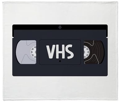 CafePress VHS Video Cassette Throw Blanket Super Soft Fleece Plush Throw Blanket, 60x50