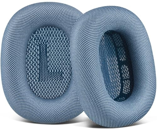 SOULWIT Cuscinetti Auricolari Ricambio per Airpods Max Over-ear Cuffie, Padiglioni Cuffie con Tessuto a Rete Resistente e Schiuma più Morbida