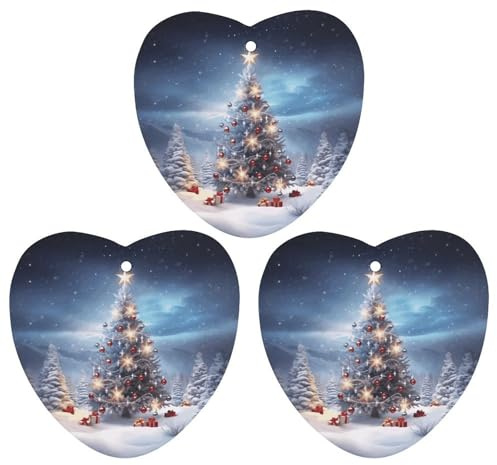 3PCS Christmas Trees Car Air Freshener Hanging Scented Cards Cute Black Car Fresheners Long Lasting New Cars Scents for Women Men Natural Air Freshener with Lanyard Automotive Freshies