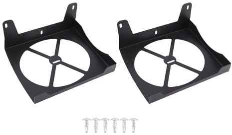 Denash Support Horizontal pour Console Mince, Support sous Le Bureau, Maintient la Console Sécurisée et Ventilée, en Métal pour Mince, adapté pour