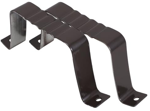 Yardenfun Lot de 2 Colliers de Serrage pour Gouttière en Alliage D’aluminium, Support Robuste 80x100 Mm pour Tuyau de Descente D’eau Pluviale, Fixation Murale Résistante aux