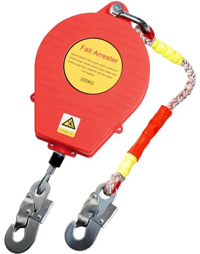 BOVDC Stop Chute Toiture, 200kg Dispositif Antichute a Rappel Automatique