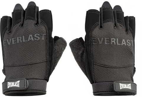 Everlast Mens Fitness Gloves Black M