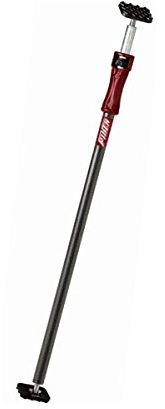 Piher® 2 x Rot Metall Stange, Deckenmontage, 132,5 cm, 150 kg Tragfähigkeit, Werkstatt, Garage, Industrie