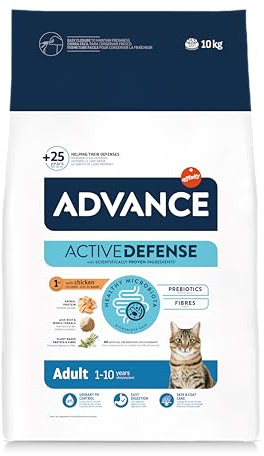 Advance Cat Adult, Pienso para Gatos Adultos con Pollo, 10kg
