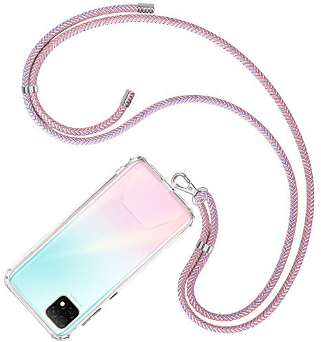COCASES Universal Handyband zum umhängen, Schlüsselband Halsband zum Umhängen kompatibel mit meisten Smartphones(Rosa)