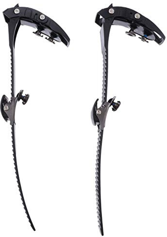 BESPORTBLE Ersatz Inline Rollschuh Schuhe Energy Strap Skates Schnallen Zubehör für Männer Frauen Kinder (Schwarz) 2 Stück Nieten sind Nicht im Lieferumfang enthalten