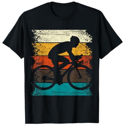 Divertente Maglietta da Bicicletta retrò da Corsa Regalo per Ciclisti Maglietta