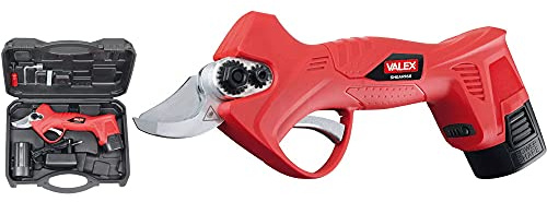 Valex 1490053 Litium 16,8V beskärningssax kit i portfölj med 2 batterier och laddare