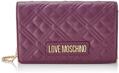 Love Moschino, JC4079PP1FLA0, Borsa a Spalla Donna, Viola, 14x22x7