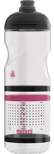 Sigg - Soft Bike Water Bottle - Pulsar Transparent Pink - Squeezable - Dishwasher Safe - Lightweight - Leakproof - BPA Free - Pink - 0.75L