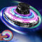 Flying Spinner Mini Drone, Hand Controlled Flying Fidget Spinner Toys, Fly Orbi Pro Boomerang Drone For Kids Adult, Cool Stuff Gadgets Gifts for Boys Girls Teens 8 9 10+ Year Old Indoor Outdoor -Black