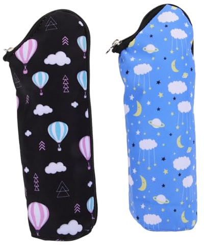 AOKWAWALIY 2st Isolierbeutel Für Babyflaschen Reisezubehör Tragbare Muttermilchaufbewahrung Stilltasche Mit -nahrung Kinderwagenzubehör Babyzubehör Tragetasche Nuckelflasche Reisen Polyester