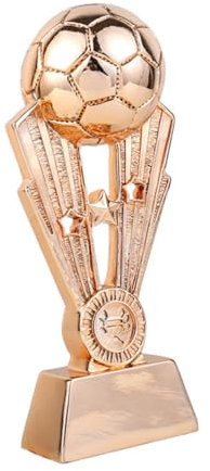 BESPORTBLE Coppa di Calcio Lucida Premio per Ragazza Trofei per Giochi di Squadra Decorazione Casa Placcato Bronzo